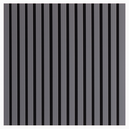 Panel Haus Colour Grey Acoustic Slat Wall Panel - 240cm x 32cm (2 Pack)